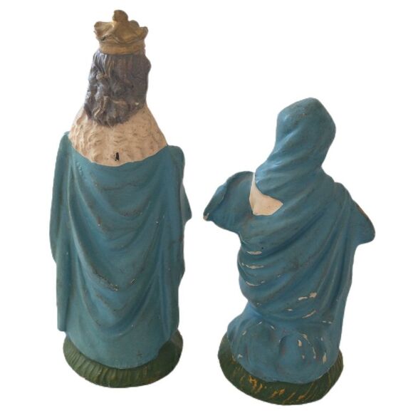 VTG Italy Nativity Figures Mary Wiseman Replacements ONLY Hand Painted Despose. - Picture 5 of 16